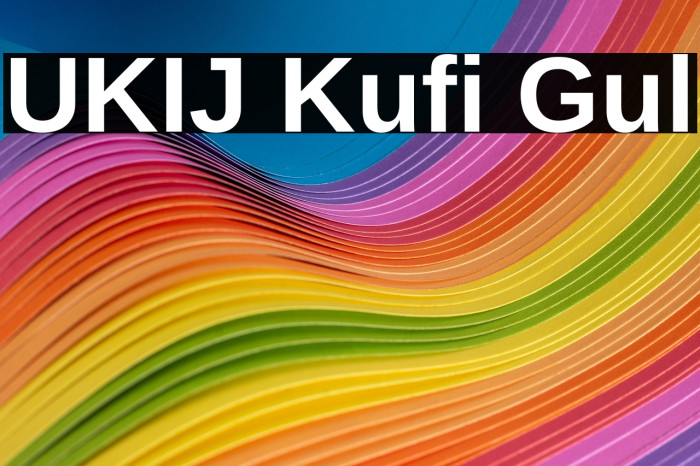 UKIJ Kufi Gul Example 1