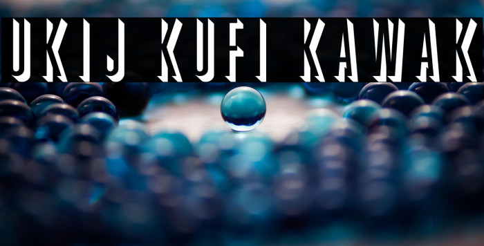 UKIJ Kufi Kawak Example 1