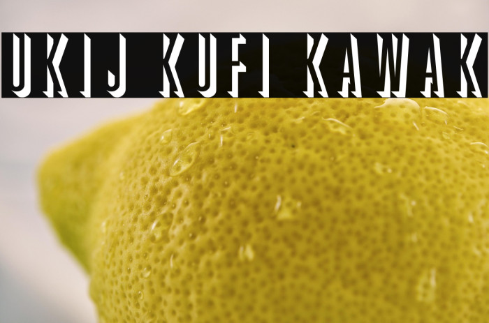 UKIJ Kufi Kawak Example 2