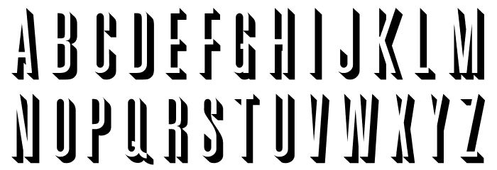 UKIJ Kufi Kawak Font LOWERCASE