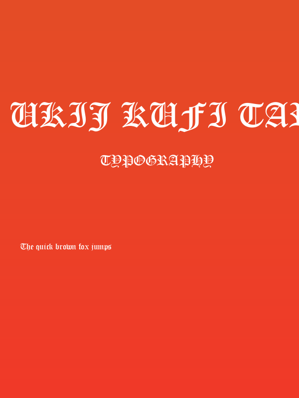 UKIJ Kufi Tar Poster