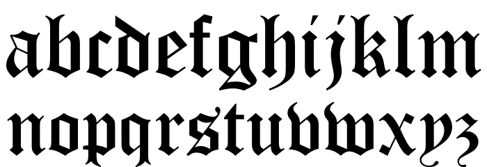 UKIJ Kufi Tar Font LOWERCASE