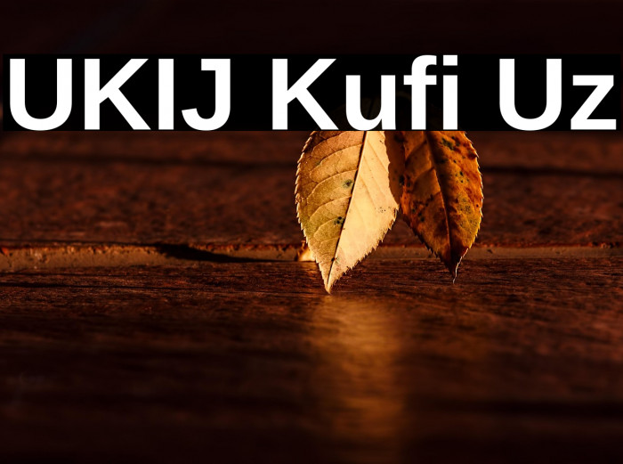 UKIJ Kufi Uz Example 3