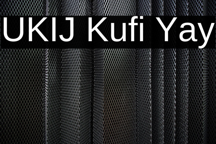 UKIJ Kufi Yay Example 1