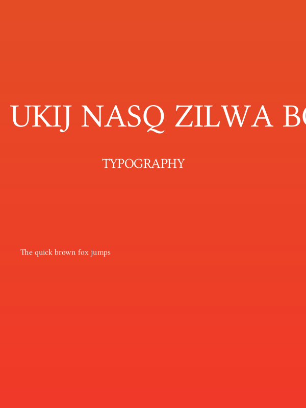UKIJ Nasq Zilwa Bold Poster