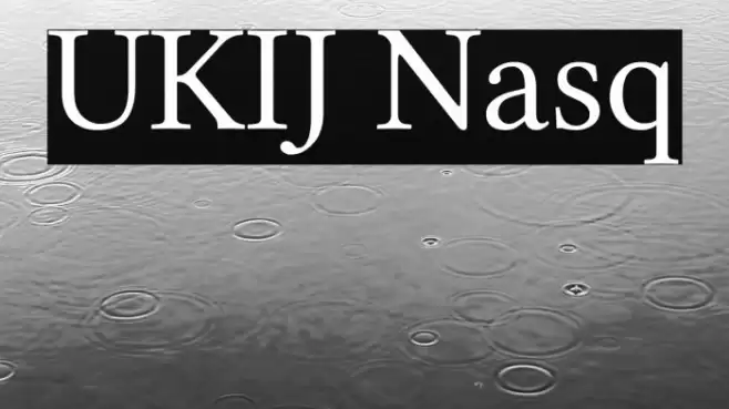 UKIJ Nasq Font examples