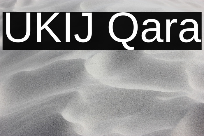 UKIJ Qara Example 2