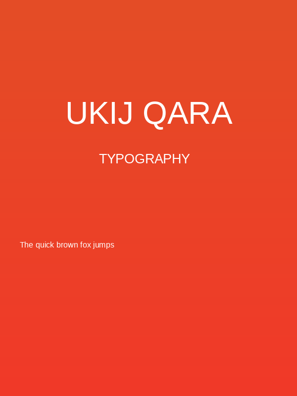 UKIJ Qara Poster