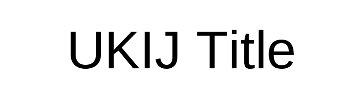 UKIJ Title  Descarca Fonturi Gratis