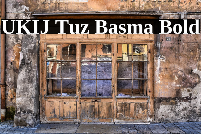 UKIJ Tuz Basma Bold Example 2