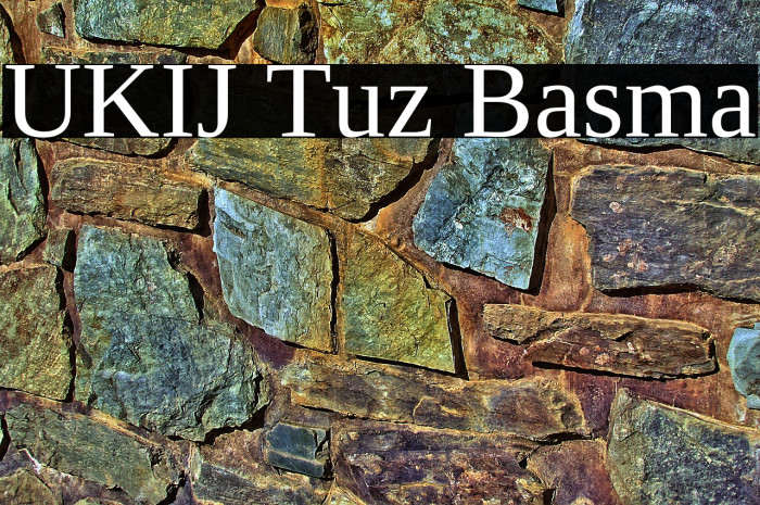 UKIJ Tuz Basma Example 2