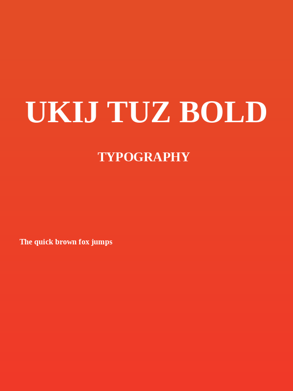 UKIJ Tuz Bold Poster