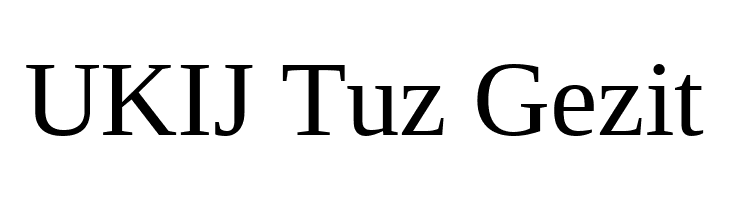 UKIJ Tuz Gezit  免费字体下载