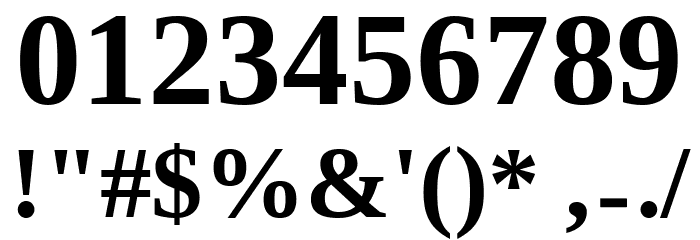 UKIJ Tuz Kitab Bold Font OTHER CHARS