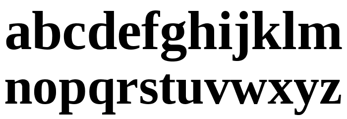 UKIJ Tuz Kitab Bold Font LOWERCASE