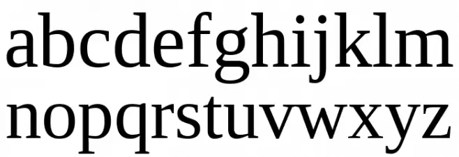 UKIJ Tuz Kitab Font LOWERCASE
