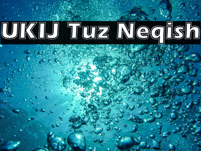 UKIJ Tuz Neqish Example 3