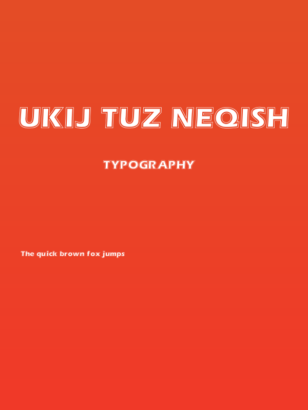 UKIJ Tuz Neqish Poster