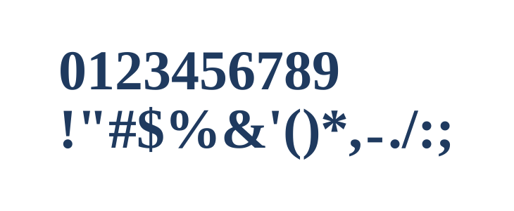 UKIJ Tuz Qara Bold Other Characters