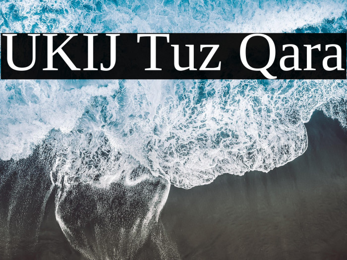 UKIJ Tuz Qara Example 2