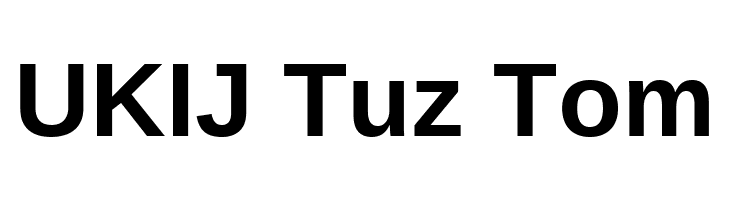 UKIJ Tuz Tom  नि: शुल्क फ़ॉन्ट्स डाउनलोड