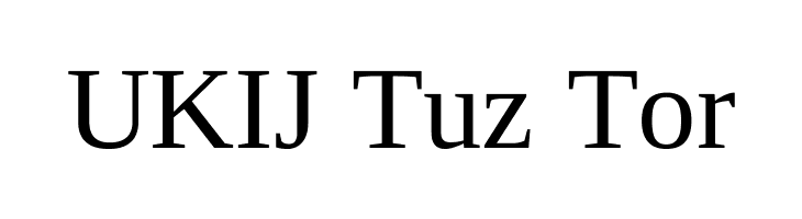 UKIJ Tuz Tor  Free Fonts Download