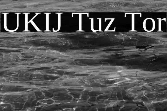 UKIJ Tuz Tor Font examples