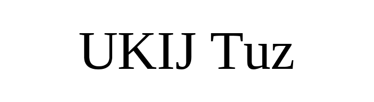 UKIJ Tuz  font caratteri gratis