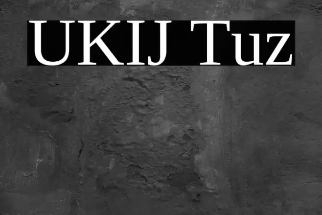 UKIJ Tuz Font examples
