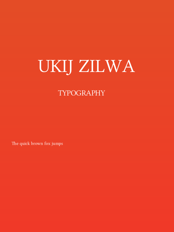 UKIJ Zilwa Poster