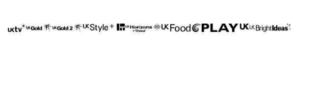 UKtv Family Logos フォント 小文字