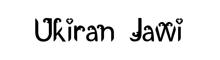 Ukiran Jawi  font caratteri gratis