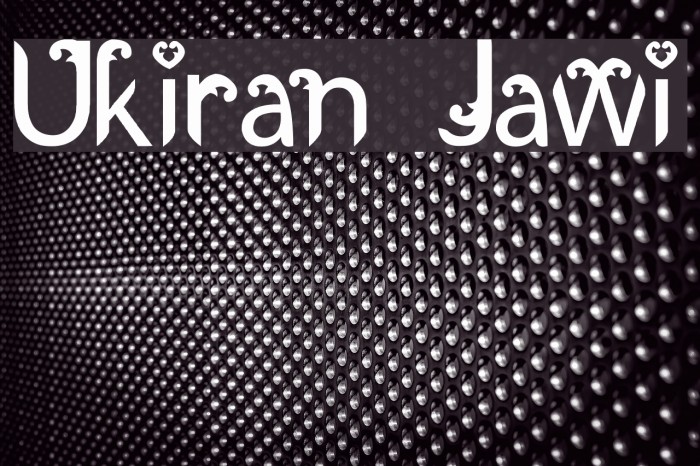 Ukiran Jawi Example 2