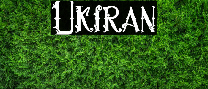 Ukiran Font examples