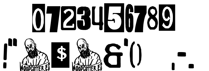 Ukranian White Punks Font OTHER CHARS