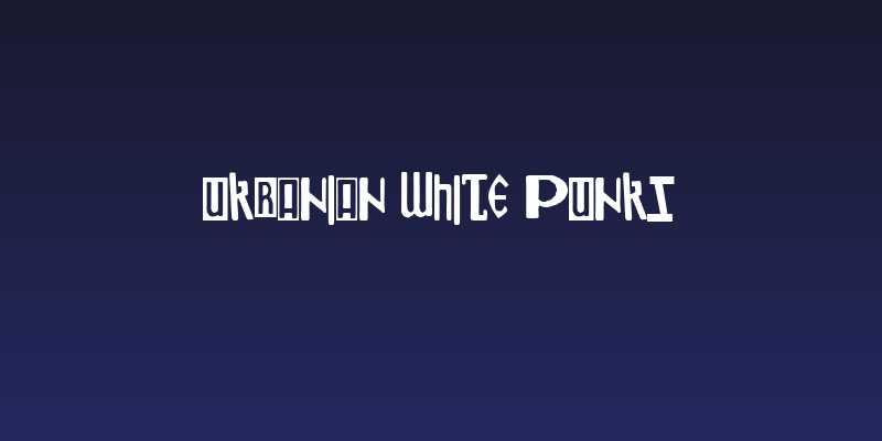 Ukranian White Punks Social Header