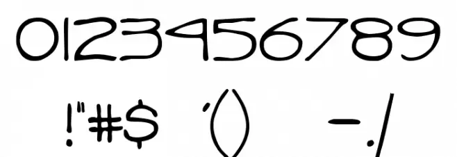 Ukulele Font OTHER CHARS