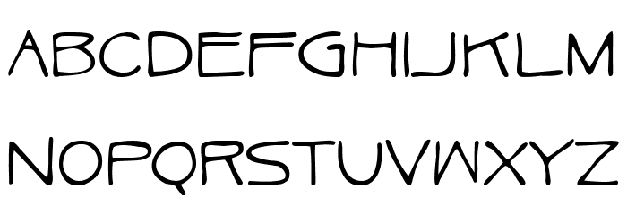Ukulele Font LOWERCASE