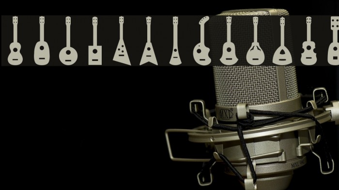 Ukulele Font examples