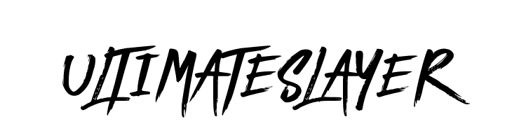 ULTIMATE SLAYER  les polices de caractères gratuit tlcharger
