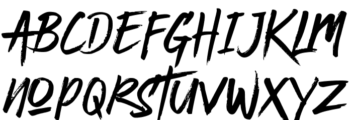 ULTIMATE SLAYER Font LOWERCASE