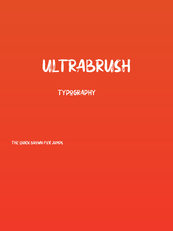 ULTRABRUSH Poster