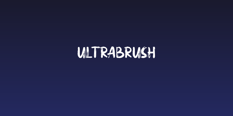 ULTRABRUSH Social Header