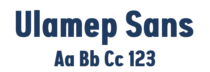 Ulamep Sans Font Preview