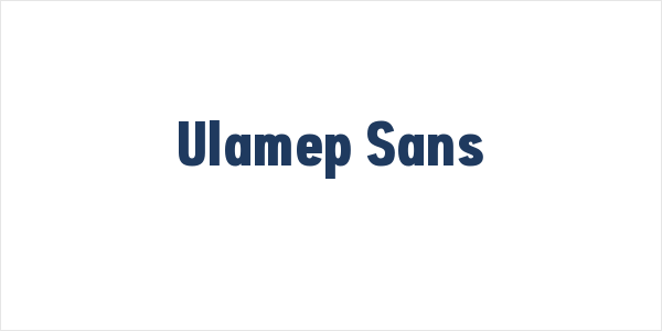 Ulamep Sans Logo