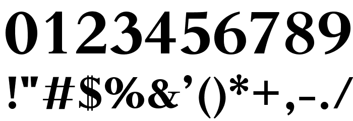 Ulfilas-Fett Font OTHER CHARS