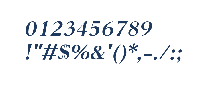 Ulfilas-FettKursiv Other Characters