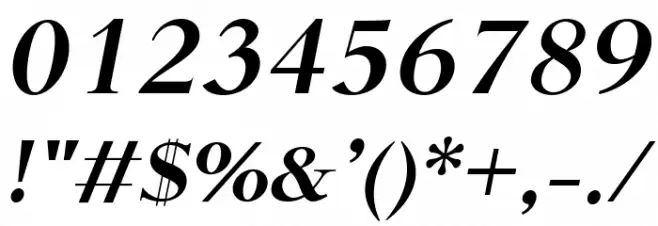 Ulfilas-FettKursiv Font OTHER CHARS