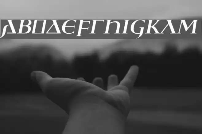 Ulfilas-FettKursiv Font examples