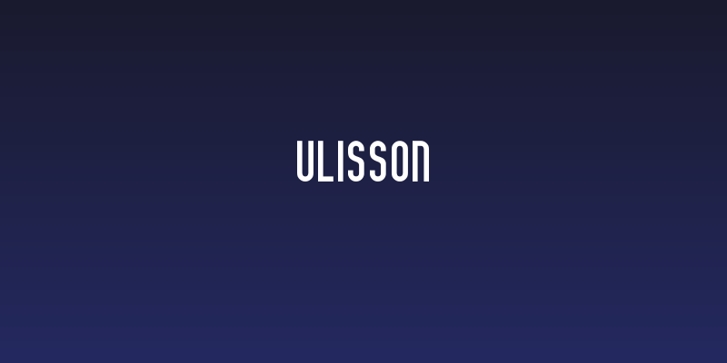 Ulisson Social Header
